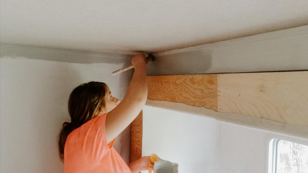 painting the interior of an RV